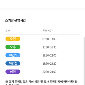 웰리힐리 스키장 리프트권 8H ~33