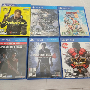 PS4 게임 6종 일괄 판매합니다.