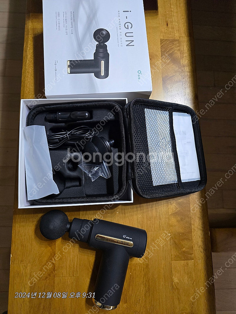 아이오랩 아이건 마사지건 무선 전동 미니 목어깨안마기 ...--4