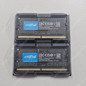 마이크론 DDR5 16GB 노트북램 2개