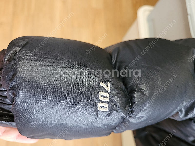 노스페이스 눕시 블랙 700 95size--1