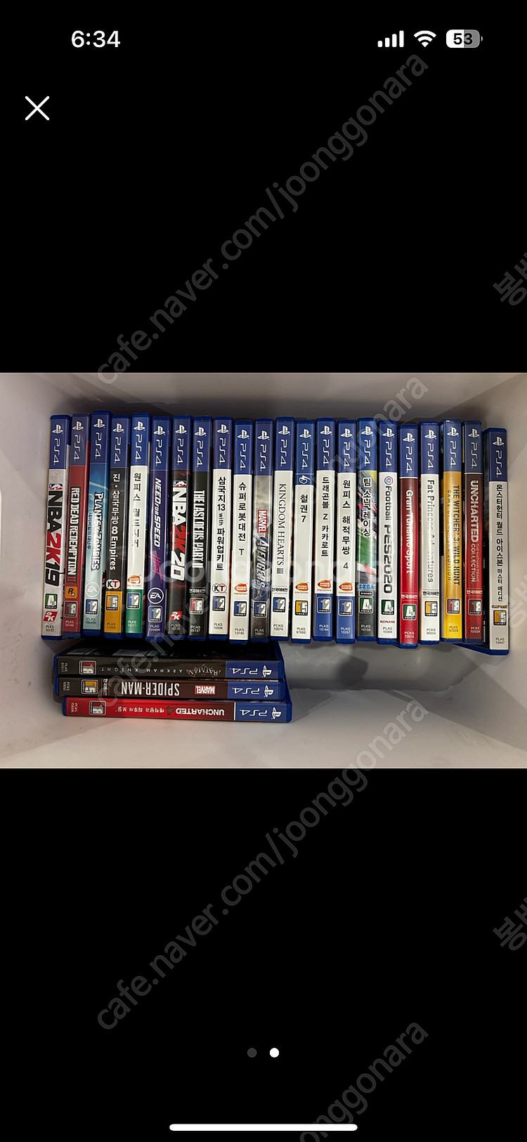 PS4 게임 타이틀 팝니다( 사진 참고 및 가격 본문 ...--1