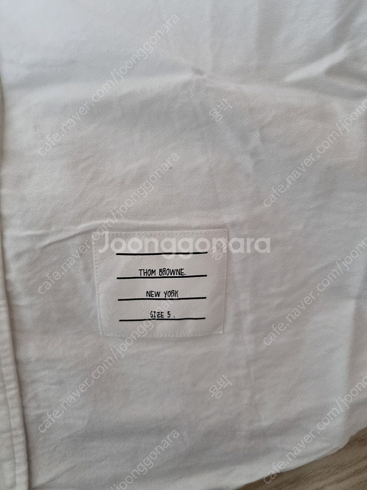 톰 브라운 사선완장 셔츠--1