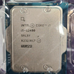 I5-12400 CPU 팝니다.