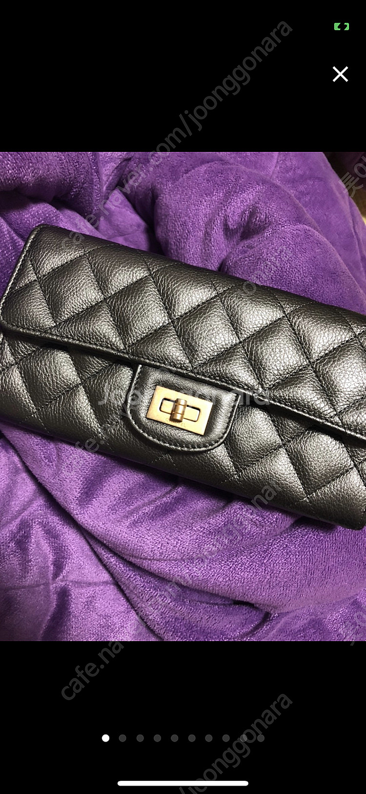 샤넬 2.55 빈티지 장지갑 24번대--0