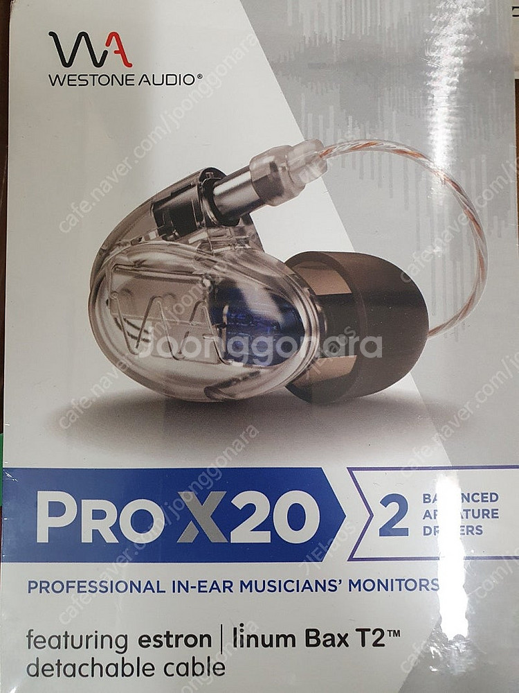 웨스톤 pro x20 이어폰 미개봉 판매 합니다.--0