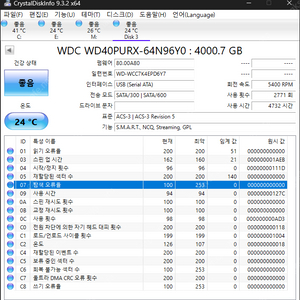 [중고] WD PURPLE 퍼플 6TB HDD 판매합니다