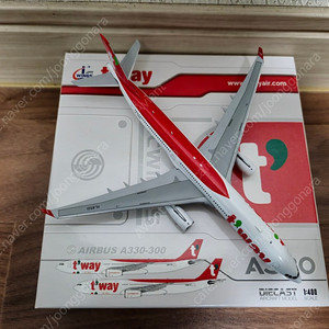 1/400 jc 티웨이 A330-300 hl8501