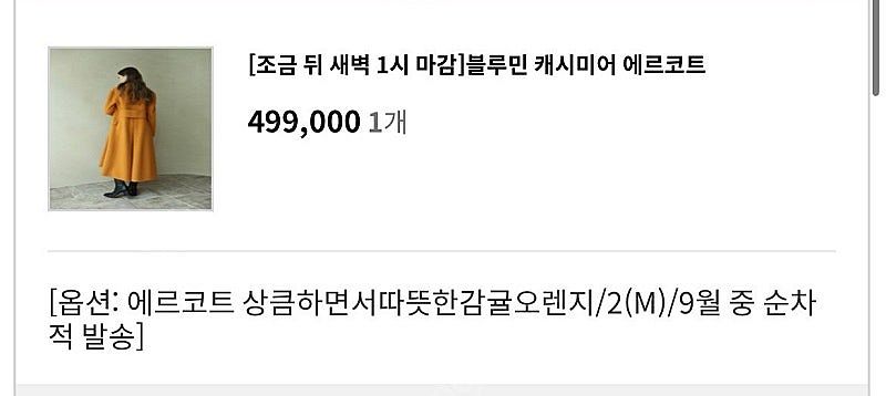 블루민 에르코트 M 사이즈--2