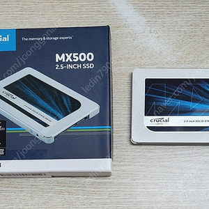 마이크론 mx500 1tb 2.5인치 ssd 사용시간 349시간 대원정품