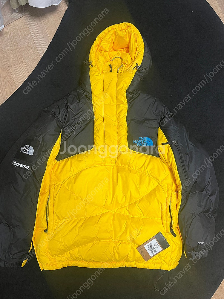 슈프림X노스페이스 800 아노락 패딩 검노(XL)--1