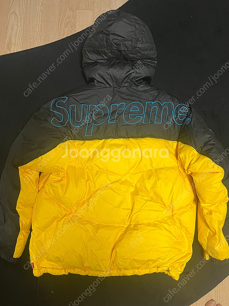 슈프림X노스페이스 800 아노락 패딩 검노(XL)--2