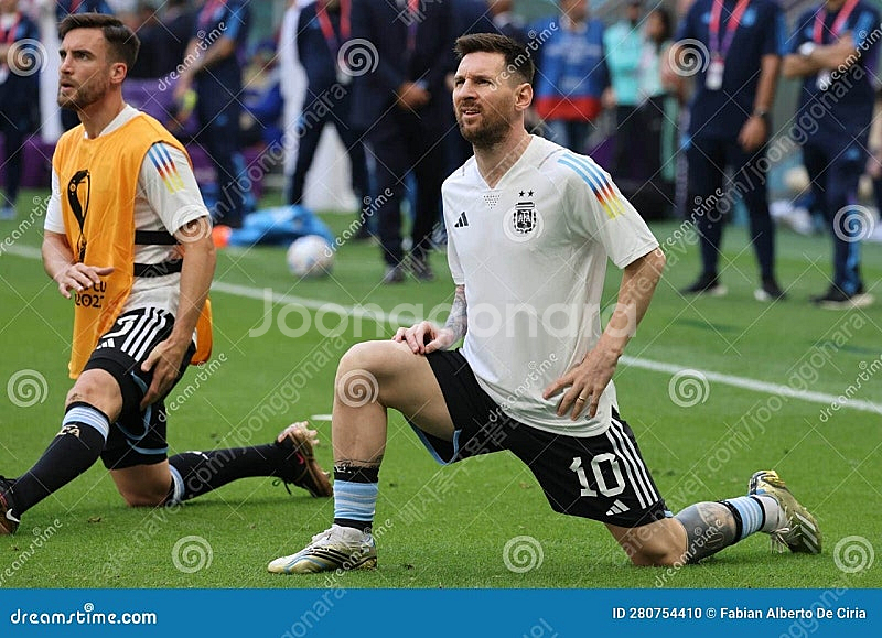 아디다스 아르헨티나 축구 메시 국대실착 트레이닝복 세트...--6