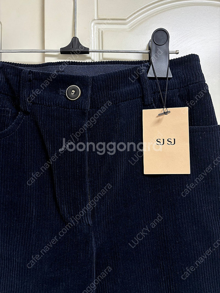 Sjsj 코듀로이 테이퍼드 팬츠--1