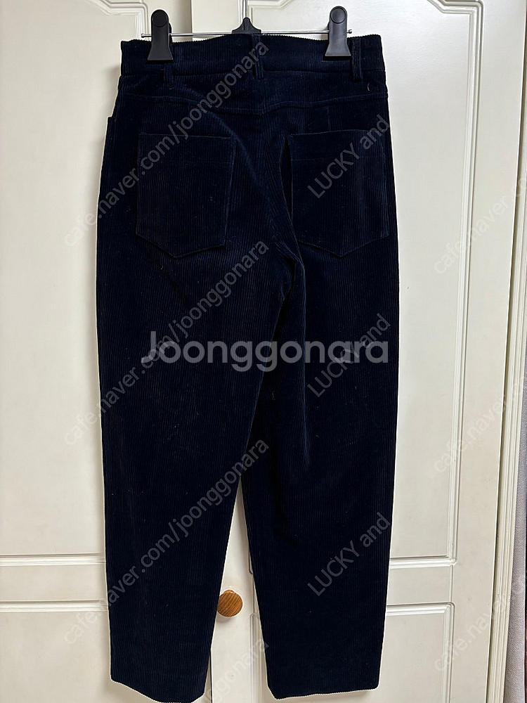 Sjsj 코듀로이 테이퍼드 팬츠--2