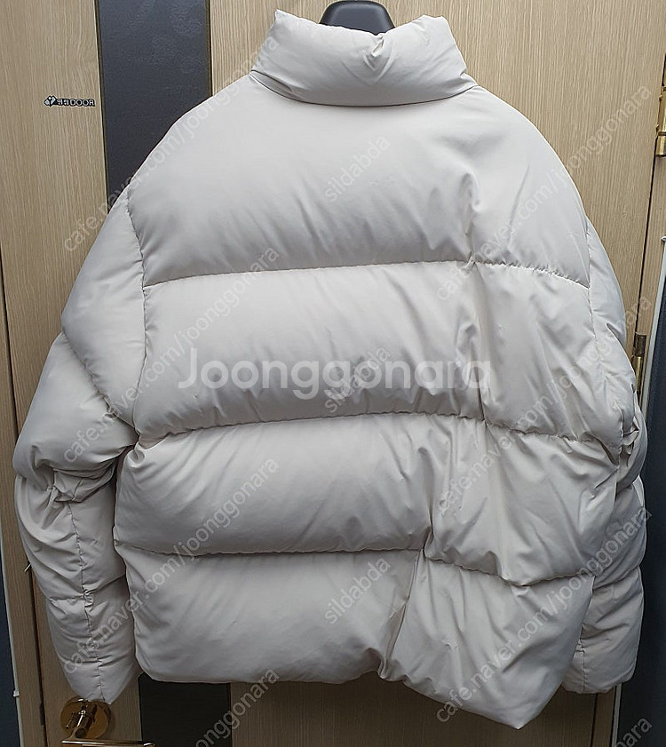 무신사 다운 푸퍼 숏 패딩 (더스티 크림) 사이즈 2X...--2
