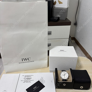 IWC 포르투기저 371605 신형 블루핸즈 모델 시계 풀박스 판매