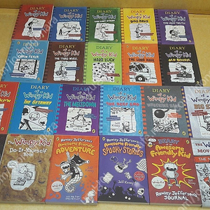 DIARY of a Wimpy kid Box OF BOOKS