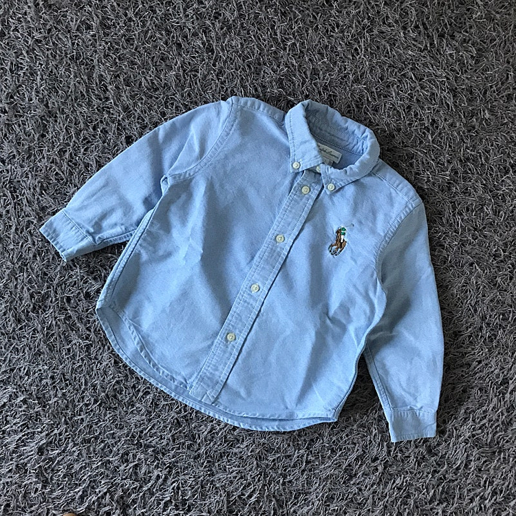 폴로 키즈 옥스퍼드 셔츠 24M--1