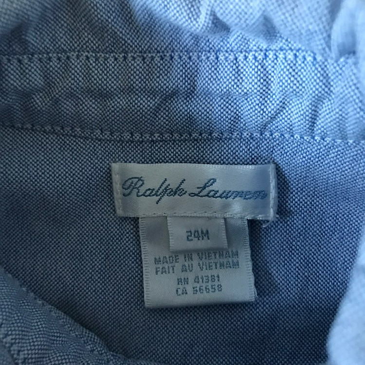 폴로 키즈 옥스퍼드 셔츠 24M--2