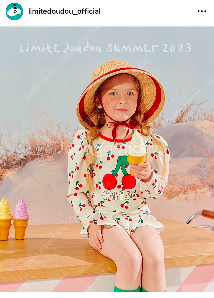 리미떼두두 23SS Cherry two-piece sw...--6