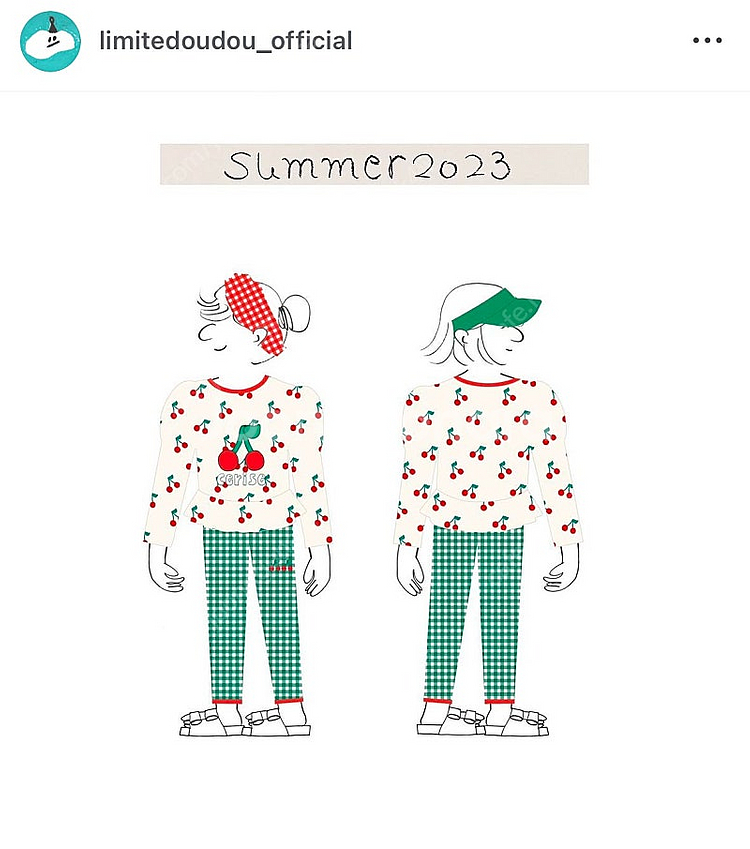 리미떼두두 23SS Cherry two-piece sw...--8