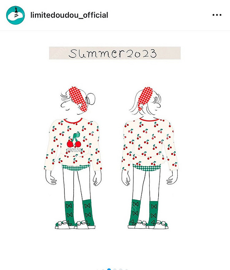 리미떼두두 23SS Cherry two-piece sw...--9