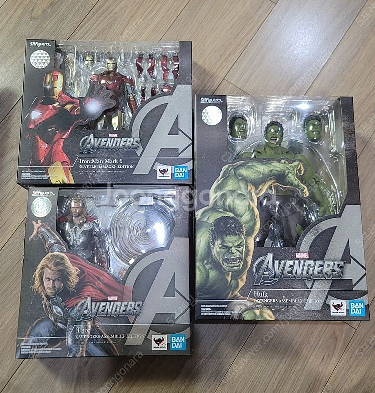 SHF 토르 헐크 아언맨--0