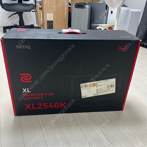 벤큐 XL2546K 모니터만 사용(구성품 미사용)