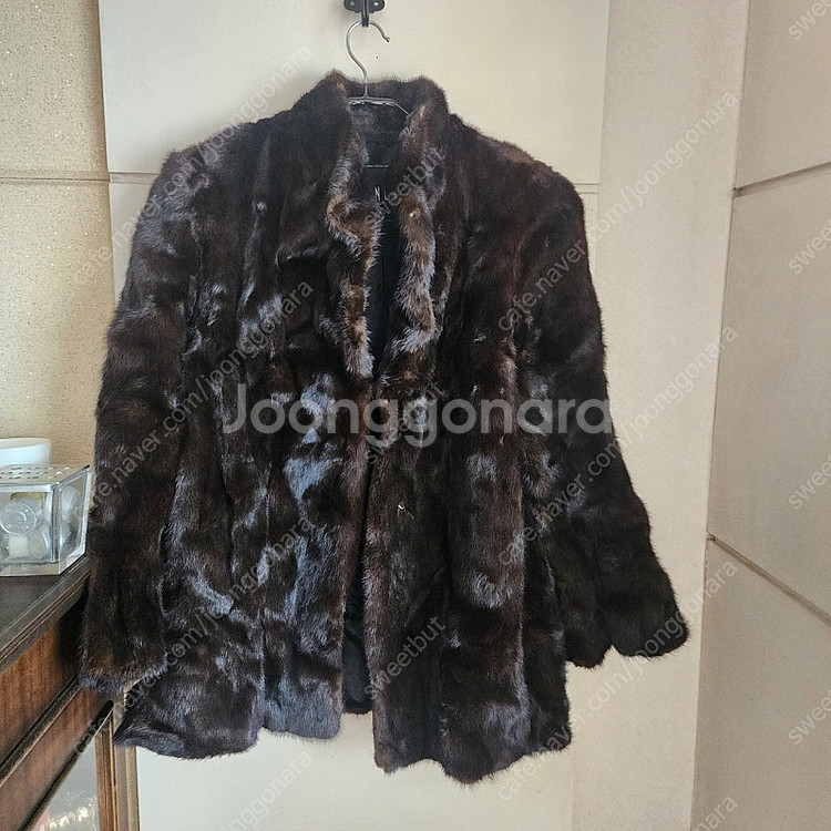 진도 모피 조끼 퍼 숏 모피--3