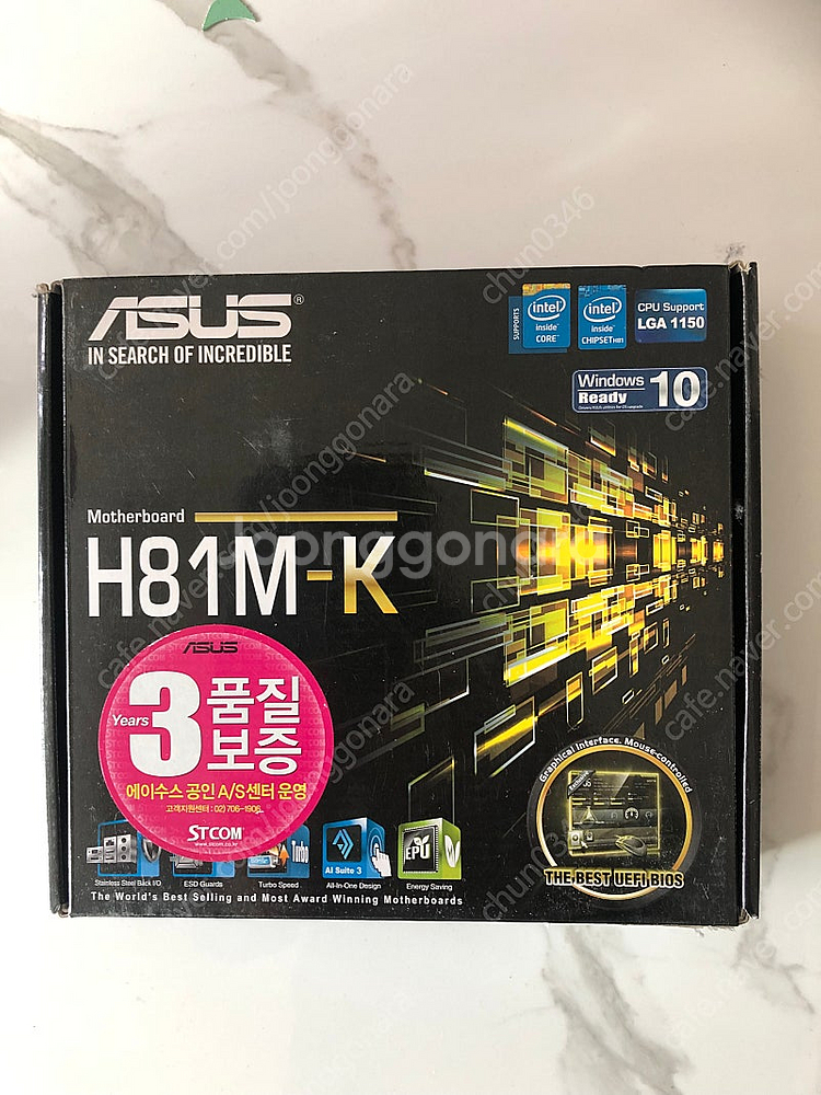새제품 아수스 H81M-K 메인보드 소켓LGA-1150...--3