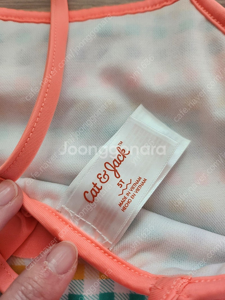 버버리 수영복 여아 5y--6