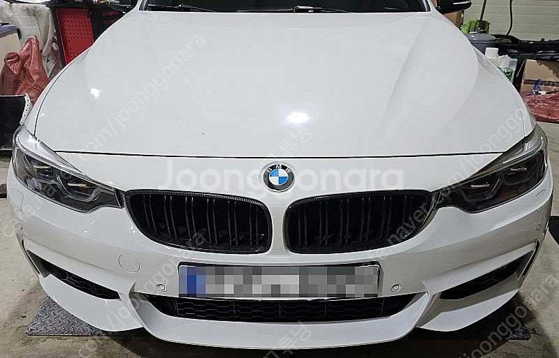 BMW F32 4시리즈 M스포츠 패키지 프론트 범퍼 바...--4