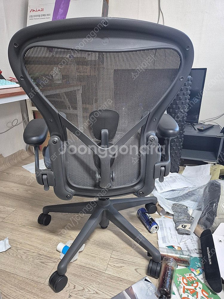 허먼밀러 뉴에어론 21년구매 aa급상태--1
