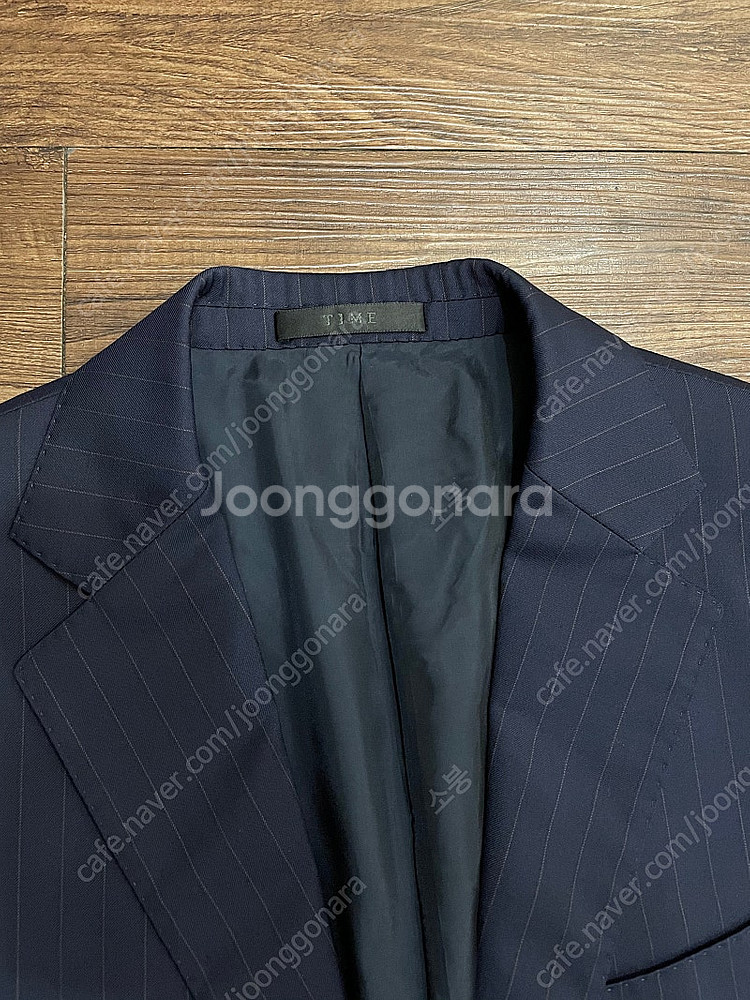 타임옴므 최고급 라인 엑셀시오르 네이비 스트라이프 블레...--5
