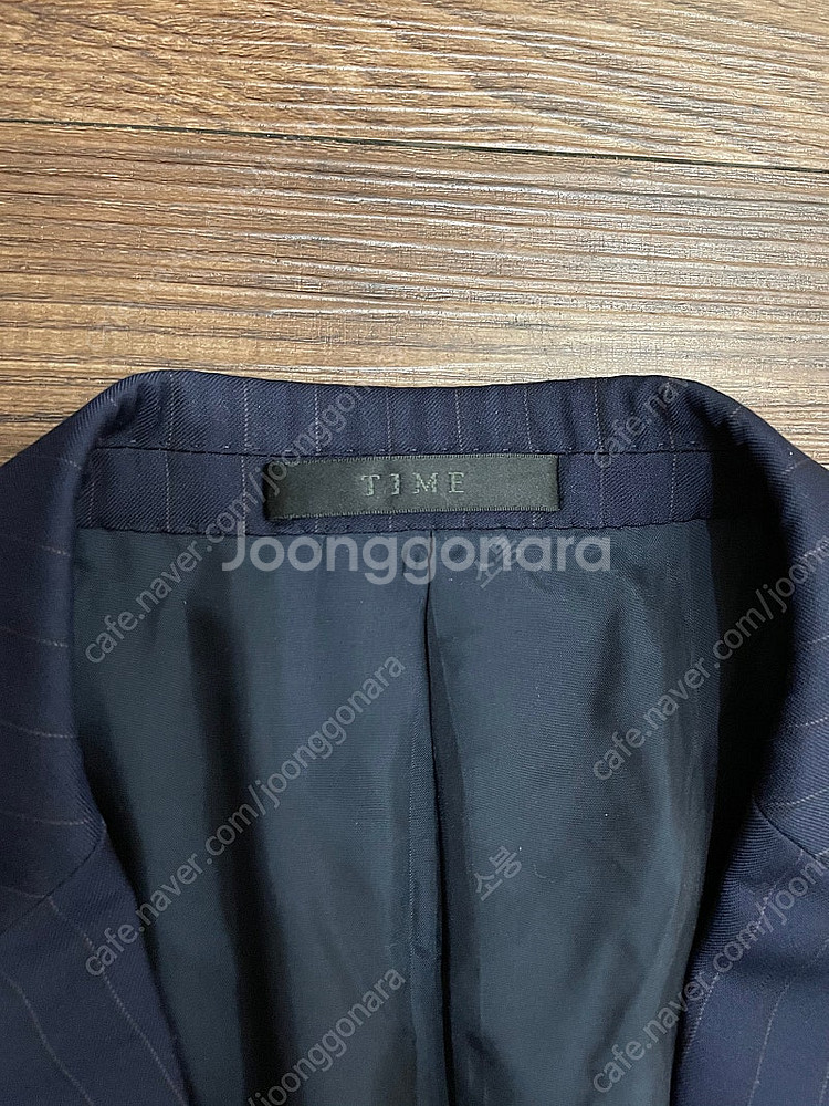 타임옴므 최고급 라인 엑셀시오르 네이비 스트라이프 블레...--6