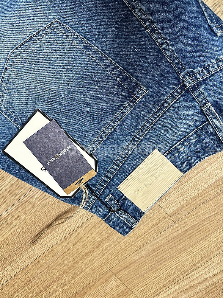 포트너스 Two Tuck Wide Mid Blue Je...--2