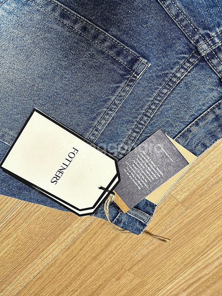 포트너스 Two Tuck Wide Mid Blue Je...--3