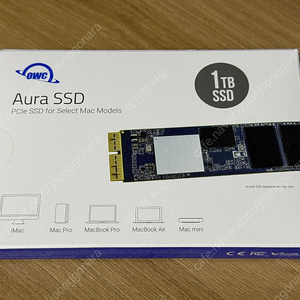 OWC Aura Pro X2 ssd 1tb (구형 맥 전용)