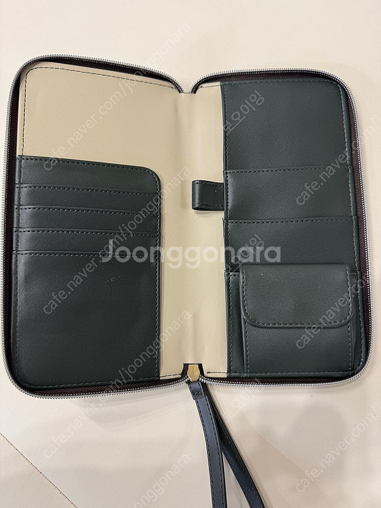 바버 barbour 가죽 여권지갑 여권파우치--2