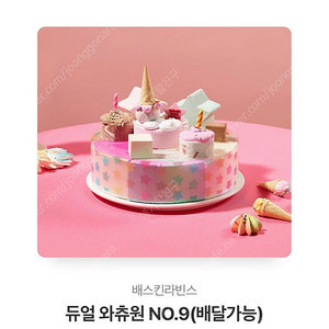 배스킨라빈스 듀얼 와츄원 NO.9 26.2.1.까지 25,500원