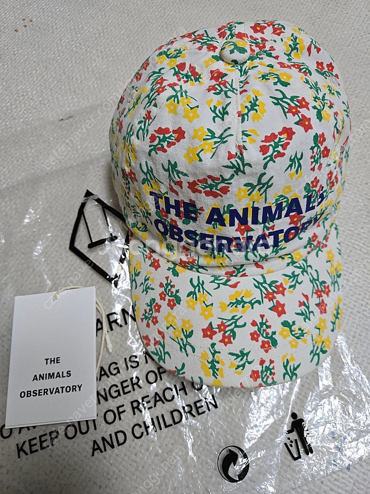 타오 플라워 캡모자 키즈사이즈--0