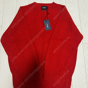 드레익스 Drake's Lambswool Seed Stitch Sweater Red 레드 램스울 시드스티치 니트 size 40 새상품 판매합니다