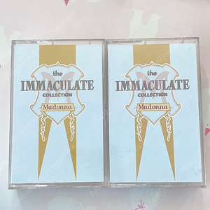 카세트 - 마돈나 immaculate collection 1,2 베스트 앨범