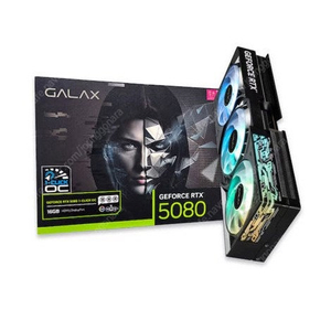 갤럭시 GALAX 지포스 RTX 5080 BLACK OC D7 16GB