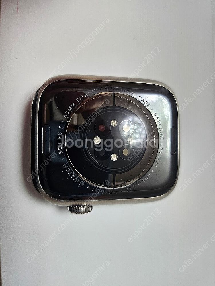 애플워치7 45mm 티타늄 셀룰러 판매합니다--6