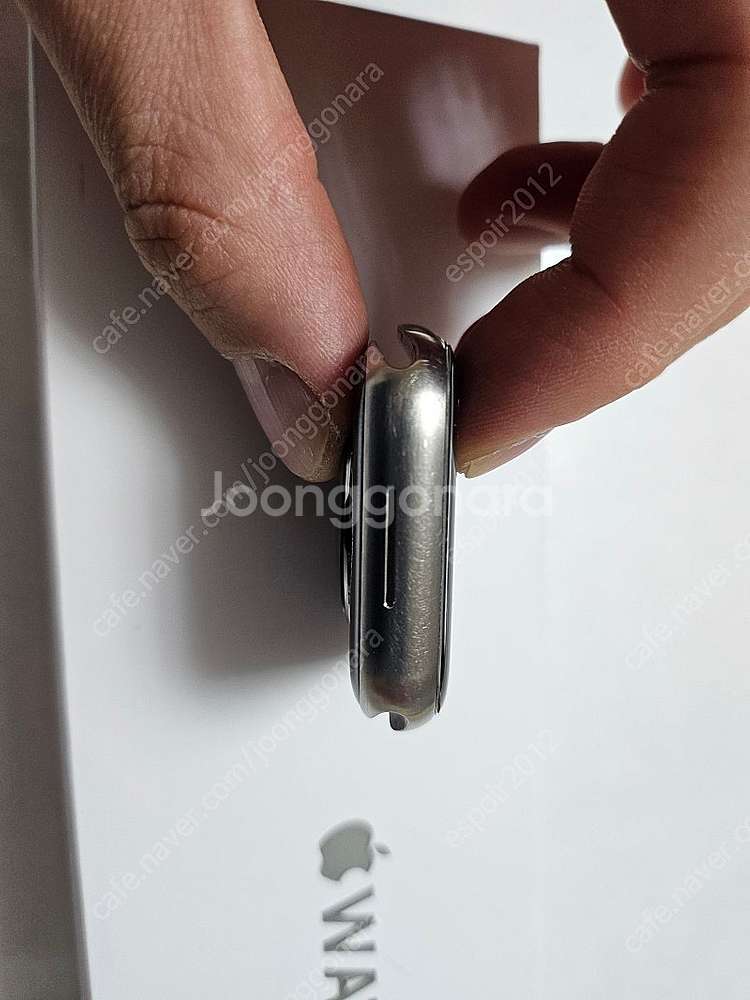 애플워치7 45mm 티타늄 셀룰러 판매합니다--8