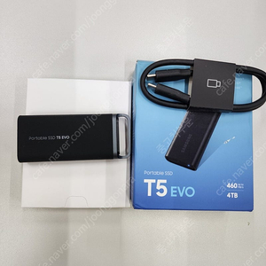 삼성전자 포터블 SSD T5 EVO 4TB 26만원에 판매합니다.