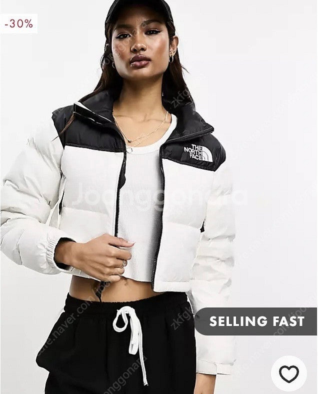 눕시 크롭 700필 가데니아화이트 m사이즈 새상품 판매합니다--1