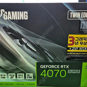 그래픽카드 ZOTAC GAMING TQIN EDGE 지포스 4070 SUPER 무상3년